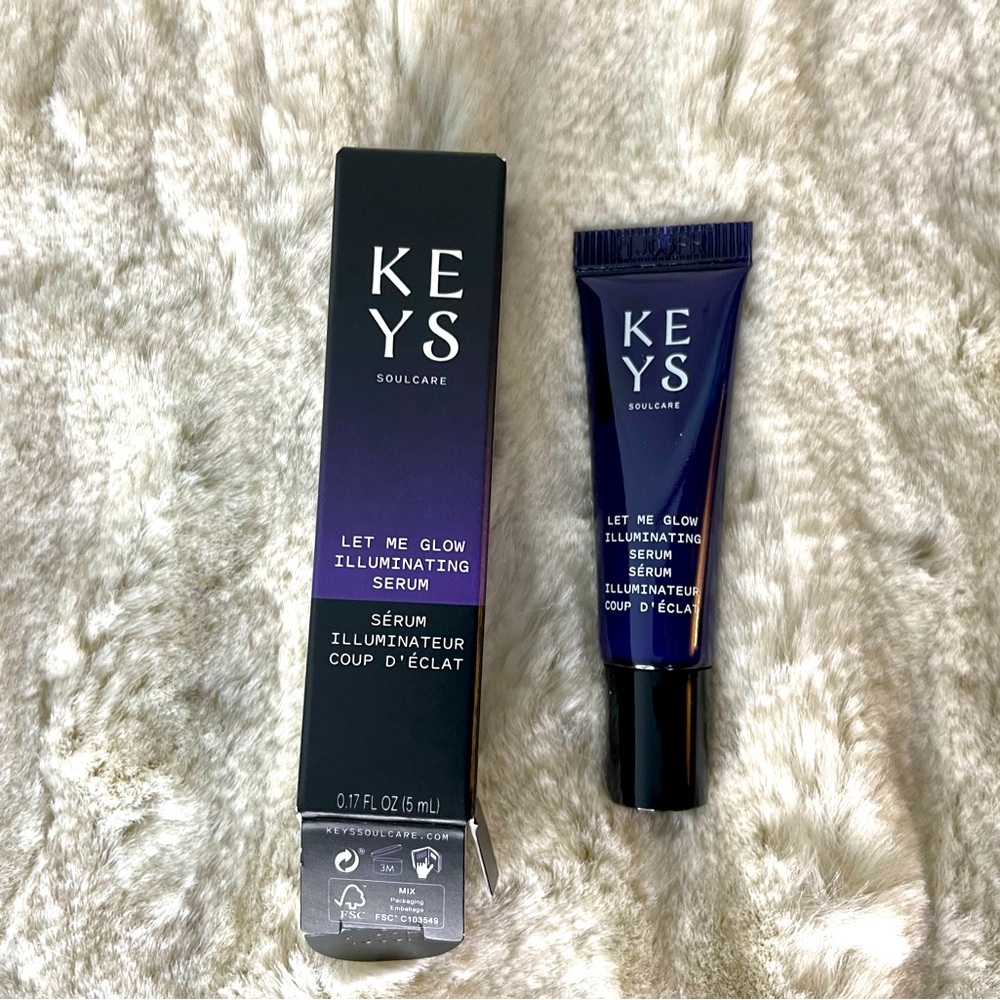 KEYS Let Me Glow serum mini new .17 fl oz